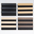 Art3d Wood Slat Panels, Soundproof Drop Ceiling, 4 Multi-Color, Sample Pack by Art3d