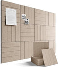 Fluxynara 48" x 36" Large Felt Bulletin Board, Taupe by FLUXYNARA