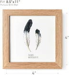 4x4 Picture Frame, Solid Oak Wood 4x4 Photo Frames - Image 3
