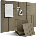 Fluxynara 36" x 24" Large Felt Bulletin Board, Earth Brown by FLUXYNARA
