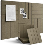 Fluxynara 36" x 24" Large Felt Bulletin Board, Earth Brown by FLUXYNARA