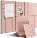 Fluxynara Felt Bulletin Board & Cork Board Alternative, Pink by FLUXYNARA