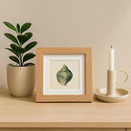 puthiac 4x4 Solid Oak Wood Picture Frame with 3x3 Mat, Natural Oak, 1 Pack - Image 5