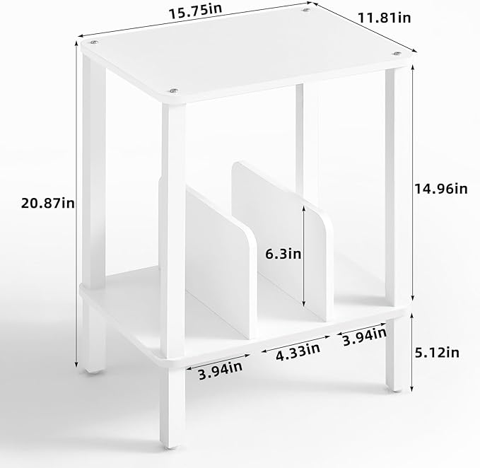 LELELINKY 2-Tier Record Player Stand - Image 3