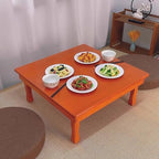 Korean Style Folding Solid Wood Low Table - Image 6