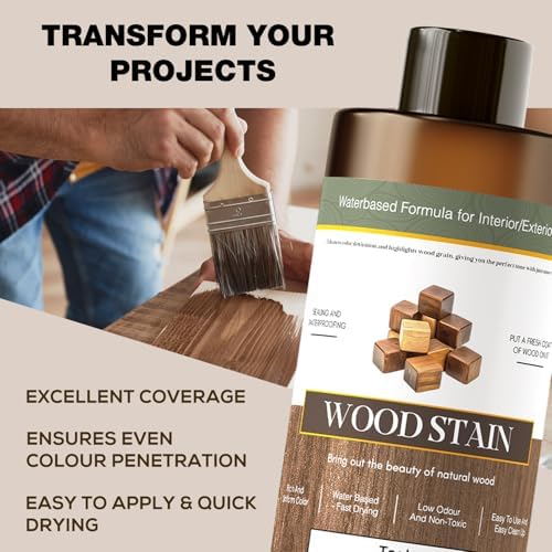 Wood Stain - Stain for Wood - Natural Stain for Furniture - 6.7oz - Image 3