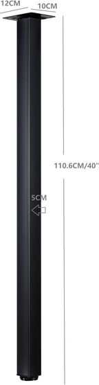LCSDLHLSY Table Legs 40 inch, Adjustable Metal Legs, Home DIY Furniture Legs - Image 2