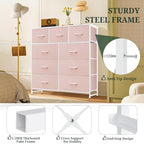 9-Drawer Dresser for Bedroom, Anti-Tip Tall Storage Organizer - Image 4