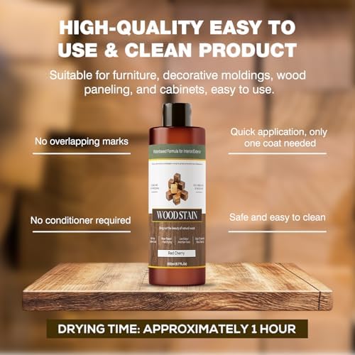 Wood Stain - Stain for Wood - Natural Stain for Furniture - 6.7oz - Image 2