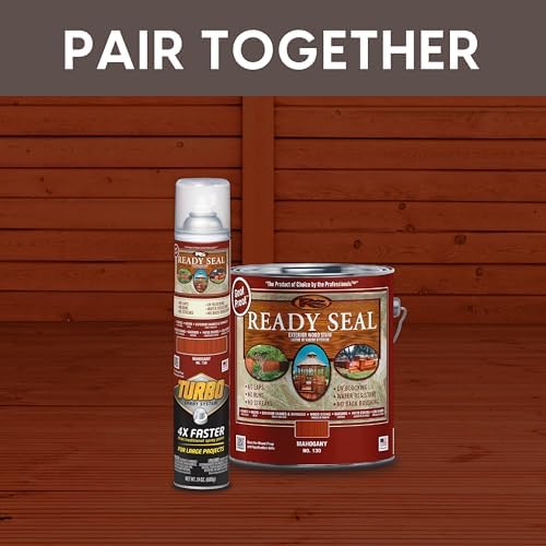 Ready Seal Exterior Wood Stain & Sealer, Mahogany, Turbo Spray - Image 6