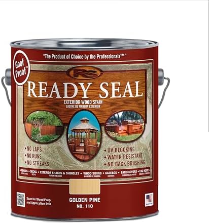 Ready Seal Exterior Wood Stain & Sealer, Golden Pine, 1 Gallon by ReadySeal