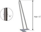 SMARTSTANDARD 12 Inch Heavy Duty Hairpin Furniture Legs, Metal Home DIY Projects - Image 7
