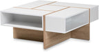 HomeStock White and Oak Coffee Table - Image 2