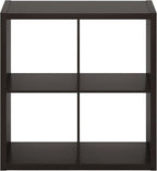 Furinno CUBICLE Book Shelf, 4-Cube Bookshelf, Extra Thick Frame Reversible - Image 9