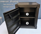 Industrial Style Storage Cabinet, Retro Iron Bedside Table, Creative Design End - Image 4