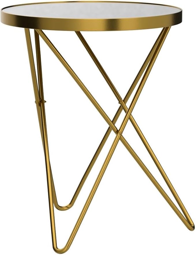 HLR Modern Round Side Table Set of 2, End Table - Image 6