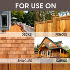 Ready Seal Exterior Wood Stain & Sealer, Pecan, 5 Gallon - Image 3