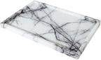 Real Luxurious Vanity Tray Natural Genuine Marble Storage Tray by DUANYAN