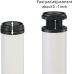 QLLY 16 Inch Adjustable Metal Coffee Table Legs, Heavy Duty Round Furniture Legs - Image 3