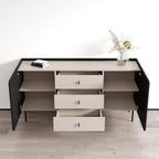 Meble Furniture Dalia 160cm x 45cm x 75cm Engineered Wood Sideboard — Cashmere - Image 5
