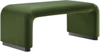 Modway EEI-6735-BLK-MOS Koda Performance Velvet Waterfall Ottoman by Modway