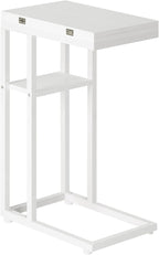 HOOBRO Foldable End Table, C Shaped Side Table by HOOBRO
