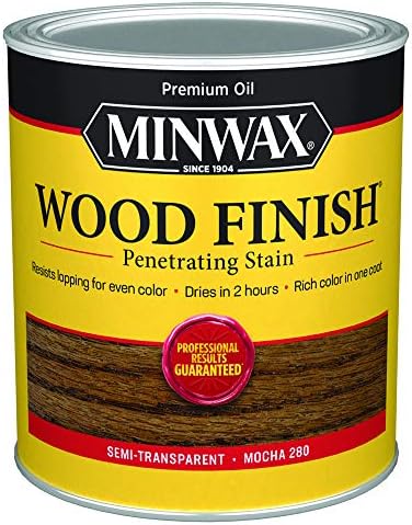 Minwax Wood Finish 700194444, Mocha Stain, Quart by Minwax