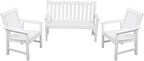 Stoog 3 Pieces All-Weather Patio Furniture Set, Include 2 Outdoor Chairs and 1 by Stoog