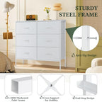 6-Drawer Dresser for Bedroom, Anti-Tip Wide Storage Organizer - Image 4