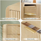 Decofy Fluted 9 Drawers Dresser, 63'' Wide Chest of Drawers for Bedroom - Image 5