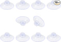 10 Pack Glass Table Suction Cups - 20mm Rubber Suckers by Qjaiune