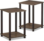 HomeStock Side End Table Set of 2 - Image 5