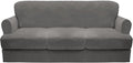 CUCRAF T Cushion Sofa Cover 4 Piece Slipcovers, Soft Thick Velvet Couch Cover by CUCRAF