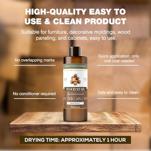 Wood Stain - Stain for Wood - Natural Stain for Furniture - 6.7oz - Image 2