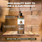 Wood Stain - Stain for Wood - Natural Stain for Furniture - 6.7oz - Image 2