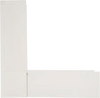 Linon Harris White Solid Pine Backless Nook - Image 15