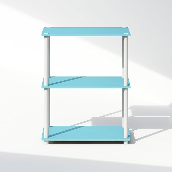 Furinno Turn-N-Tube Book Shelf, 3-Tier Bookshelf, Bookcase - Image 6