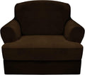 CUCRAF T Cushion Sofa Cover 2 Piece Armchair Slipcovers, Soft Thick Velvet by CUCRAF