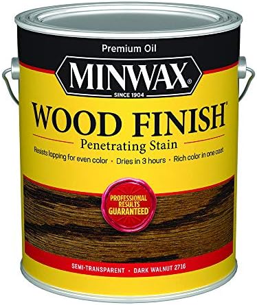 Minwax 710810000 Wood Finish 250 VOC Compliant, Dark Walnut Stain, Gallon by Minwax