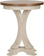 Liberty Furniture Industries Farmhouse Reimagined Round Chair Side Table - Image 6