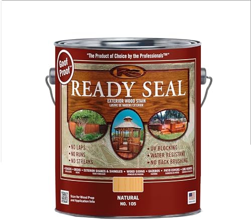 Ready Seal Exterior Wood Stain & Sealer, Natural Light Oak, 1 Gallon by ReadySeal