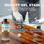 Wood Stain - Stain for Wood - Natural Stain for Furniture - 6.7oz - Image 2