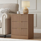 9 Drawer Dresser & 3-Drawer Nightstand Set 3-Piece, Natural Wood丨63 Long Dresser Set Night Stand Set of 2 with Metal Handle, Modern Wood Chest of Drawers Storage Dressers Set for Bedroom - Image 7