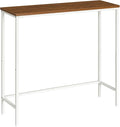 HOOBRO Narrow Console Table, 29.5" Small Entryway Table, Thin Sofa Table by HOOBRO
