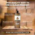 Wood Stain - Stain for Wood - Natural Stain for Furniture - 6.7oz - Image 2