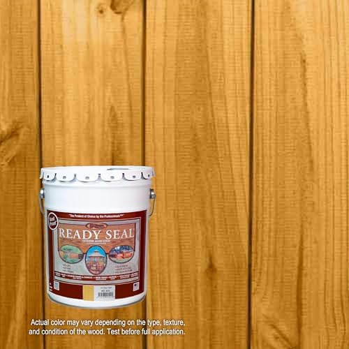 Ready Seal Exterior Wood Stain & Sealer, Golden Pine, 5 Gallon - Image 2