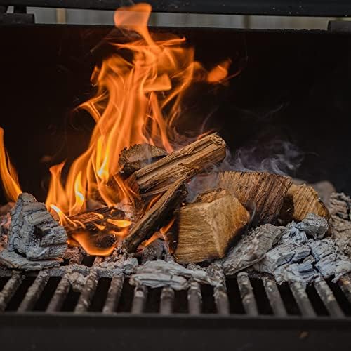 Fire & Flavor Turkey Perfect Premium All Natural Cherry Wood Chunks for Smoking - Smoking Wood Chunks - Charcoal for Grilling - Image 7