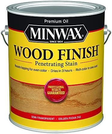 Minwax 710840000 Wood Finish 250 VOC Compliant, Golden Pecan Stain, Gallon by Minwax