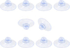 10 Pack Glass Table Suction Cups - 30mm Rubber Suckers by Qjaiune