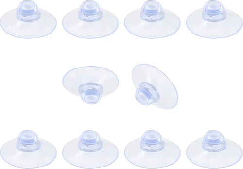 10 Pack Glass Table Suction Cups - 30mm Rubber Suckers by Qjaiune